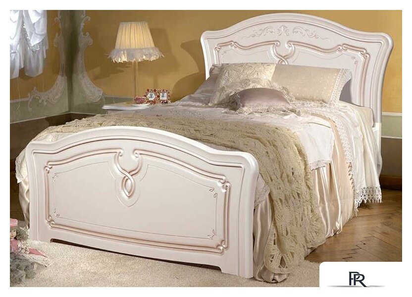 Кровать ФорестДекоГрупп Валерия 200x90 (белый) - Изображение №1 — Интернет-магазин ПроЗаказ