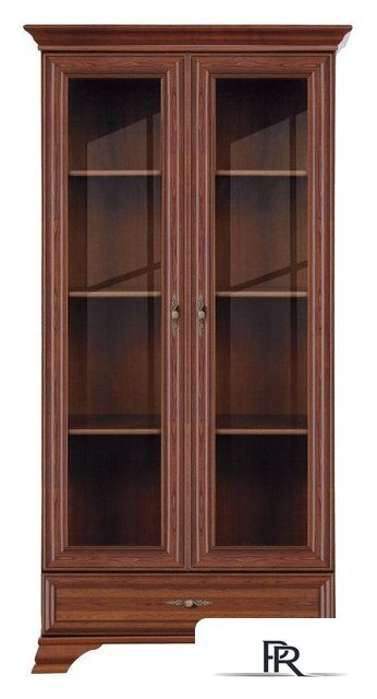 Шкаф-витрина Black Red White Kentaki S320-REG2W1S (каштан) - Изображение №1 — Интернет-магазин ПроЗаказ