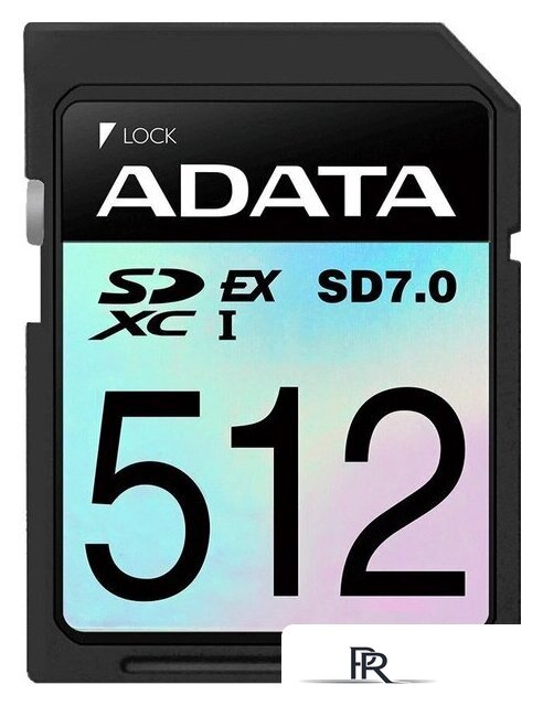 Карта памяти ADATA Premier Extreme SDXC SD8.0 512GB SD512GEX3L2-C - Изображение №1 — Интернет-магазин ПроЗаказ