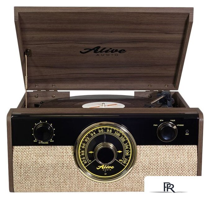Виниловый проигрыватель Alive Audio Fusion Dark Wood - Изображение №1 — Интернет-магазин ПроЗаказ