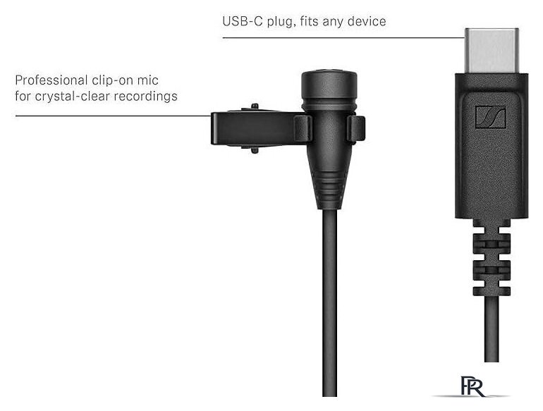 Проводной микрофон Sennheiser XS Lav USB-C - Изображение №2 — Интернет-магазин ПроЗаказ