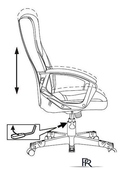 Игровое (геймерское) кресло Zombie 10 (черный/красный) - Изображение №7 — Интернет-магазин ПроЗаказ