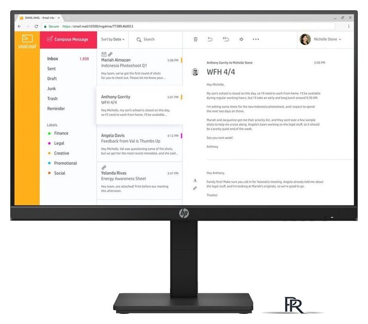 Монитор HP P24h - Изображение №1 — Интернет-магазин ПроЗаказ