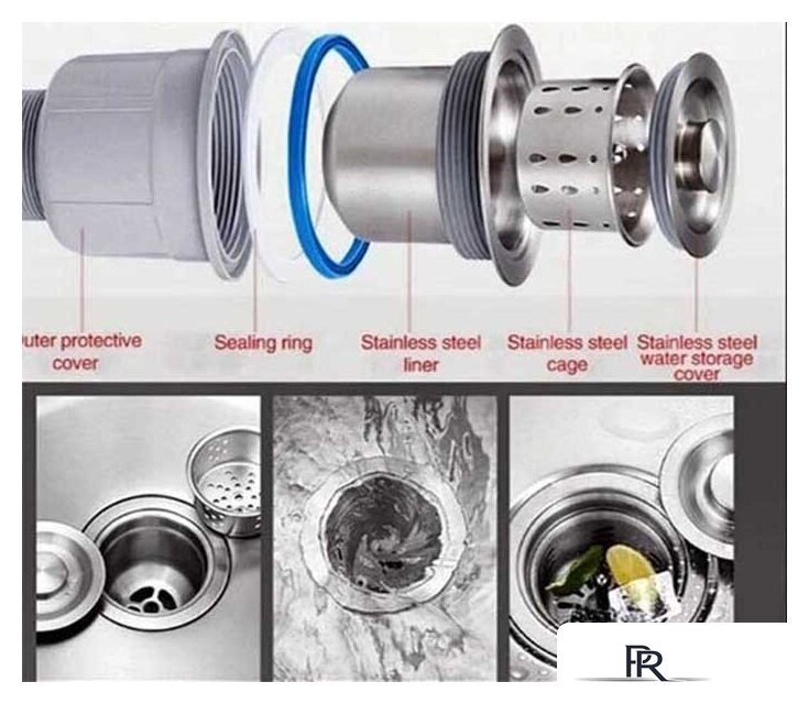 Кухонная мойка Roxen Vespa 560230-70L сатин (с коландером и дозатором) - Изображение №12 — Интернет-магазин ПроЗаказ