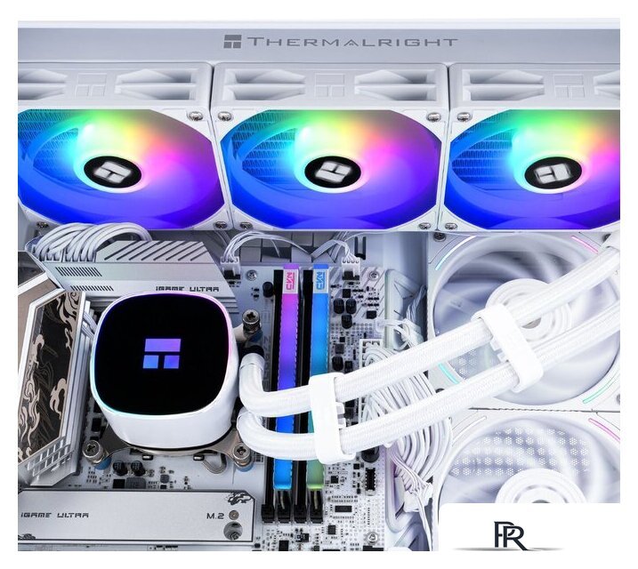 Система жидкостного охлаждения для процессора Thermalright Frozen Horizon 360 ARGB V2 (белый) - Изображение №6 — Интернет-магазин ПроЗаказ