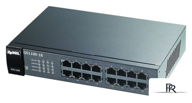 Неуправляемый коммутатор Zyxel GS1100-16 - Изображение №1 — Интернет-магазин ПроЗаказ