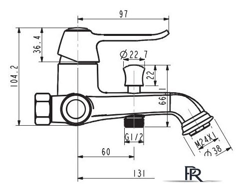Смеситель Esko New York NY 54 - Изображение №2 — Интернет-магазин ПроЗаказ