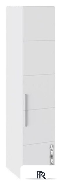 Шкаф-пенал Трия Наоми СМ-208.07.01 (белый глянец) - Изображение №1 — Интернет-магазин ПроЗаказ