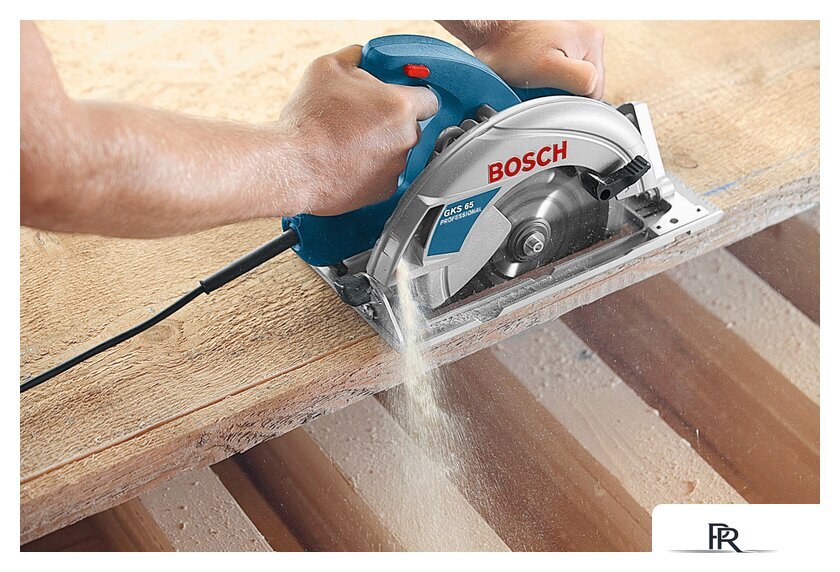 Дисковая (циркулярная) пила Bosch GKS 65 GCE Professional (0601668901) - Изображение №9 — Интернет-магазин ПроЗаказ