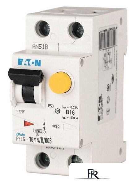 Дифференциальный автомат Eaton PFL6 1P+N 10А 30мА В 6кА 2М 286429 - Изображение №1 — Интернет-магазин ПроЗаказ