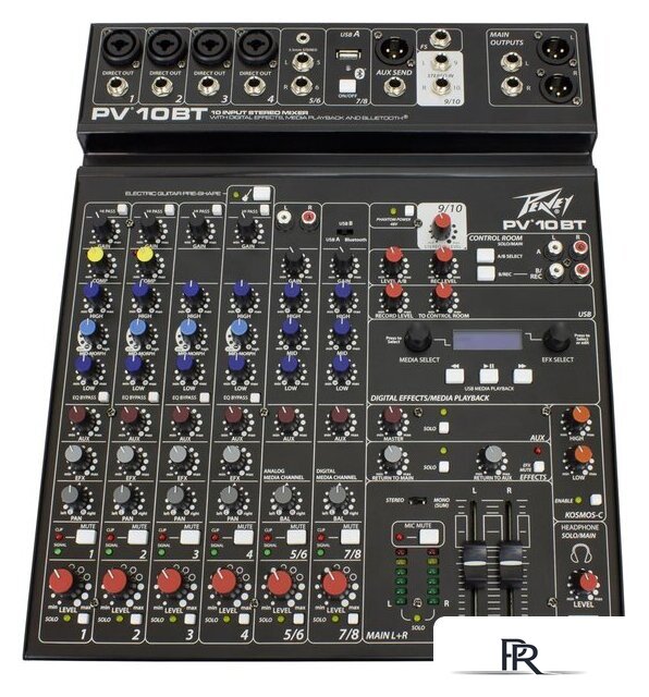 Микшерный пульт Peavey PV 10BT - Изображение №1 — Интернет-магазин ПроЗаказ
