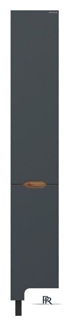  Onika Шкаф-пенал для ванной Айленд 30 403084 (графит/дуб крафт золотой) - Изображение №2 — Интернет-магазин ПроЗаказ