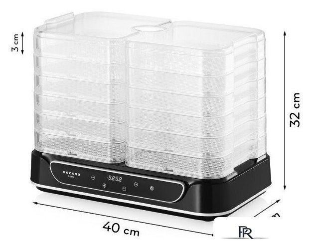 Сушилка для овощей и фруктов Mozano VitaDry 550 W - Изображение №2 — Интернет-магазин ПроЗаказ