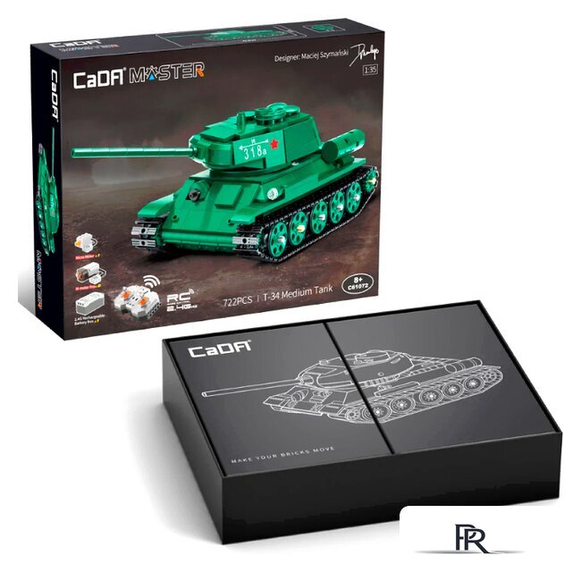Конструктор CaDa C61072W Танк Т34 - Изображение №1 — Интернет-магазин ПроЗаказ