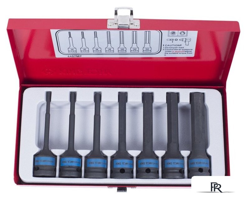 Набор трещотка с головками King Tony 4457MP (7 предметов) - Изображение №2 — Интернет-магазин ПроЗаказ