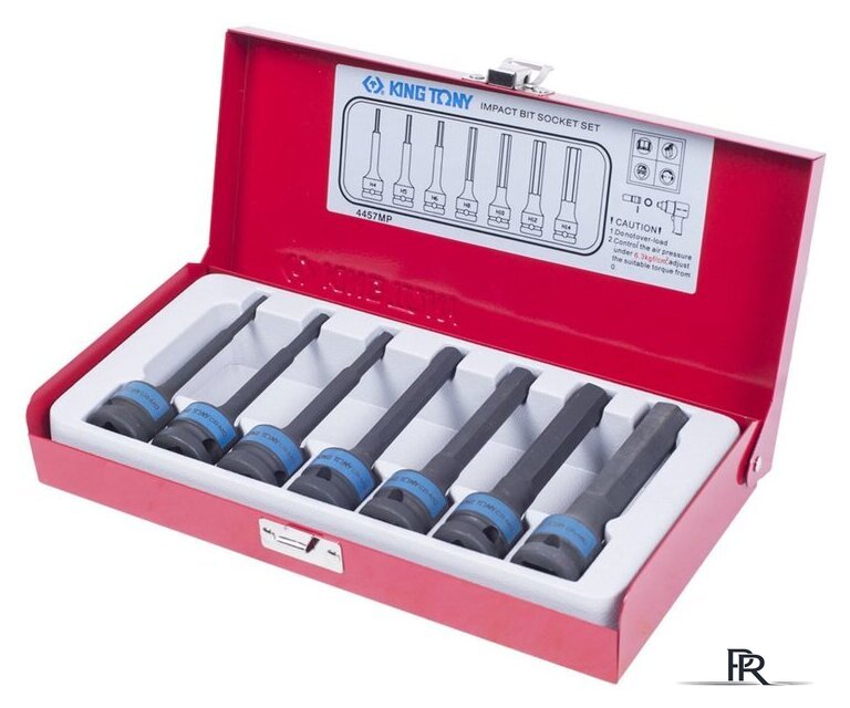 Набор трещотка с головками King Tony 4457MP (7 предметов) - Изображение №3 — Интернет-магазин ПроЗаказ