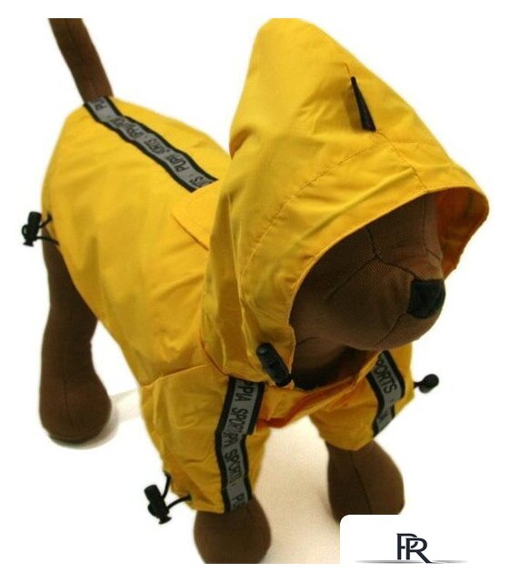 Дождевик для животных Puppia Base Jumper PEAF-RM03-YE-4L (желтый) - Изображение №3 — Интернет-магазин ПроЗаказ