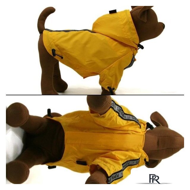 Дождевик для животных Puppia Base Jumper PEAF-RM03-YE-4L (желтый) - Изображение №4 — Интернет-магазин ПроЗаказ