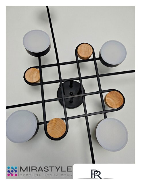 Припотолочная люстра Mirastyle SX-N-8996/8 BK - Изображение №13 — Интернет-магазин ПроЗаказ