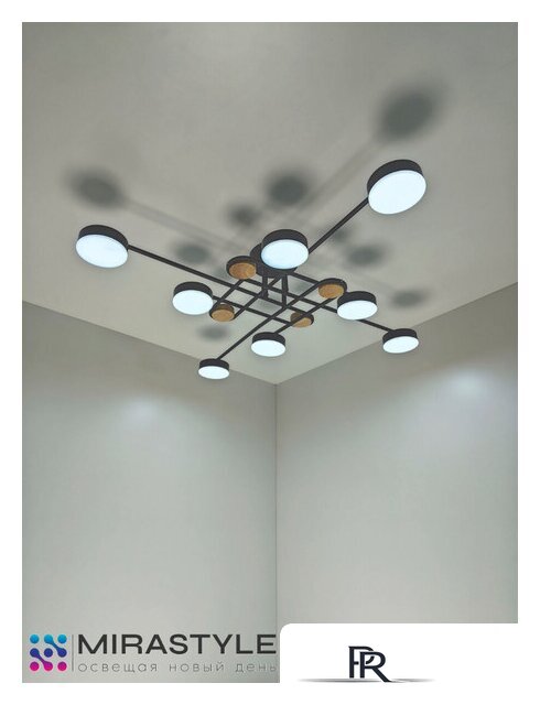 Припотолочная люстра Mirastyle SX-N-8996/8 BK - Изображение №8 — Интернет-магазин ПроЗаказ