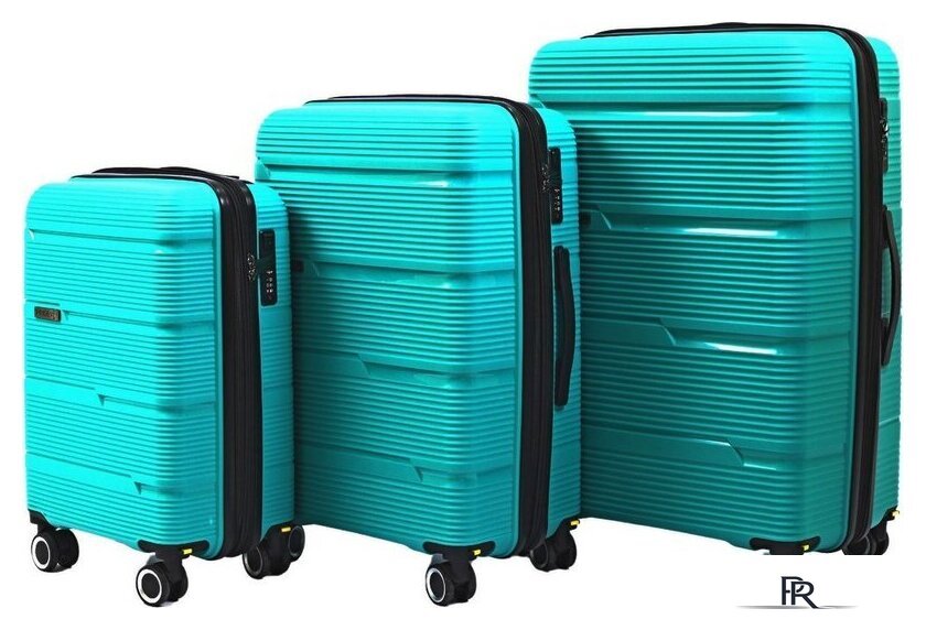 Чемодан-спиннер Pride РР-203 (L, бирюзовый) - Изображение №11 — Интернет-магазин ПроЗаказ