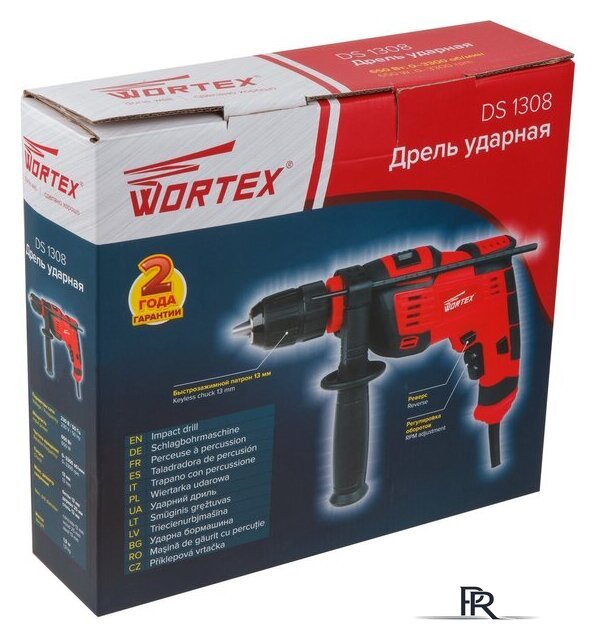 Ударная дрель Wortex DS 1308 DS130800029 - Изображение №5 — Интернет-магазин ПроЗаказ