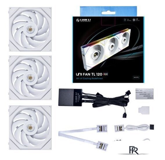 Комплект вентиляторов для корпуса с контроллером Lian Li Uni Fan TL 120 Triple Pack G99.12TL3W.00 - Изображение №1 — Интернет-магазин ПроЗаказ