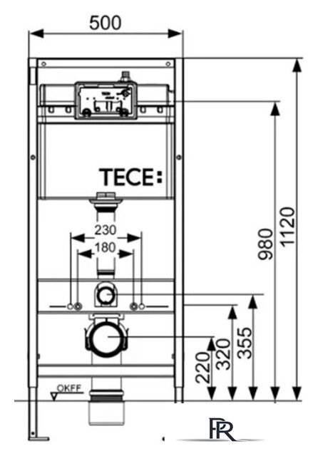 Унитаз подвесной Grado GD-W203T + TECE Kit 9400412 (с кнопкой смыва) - Изображение №8 — Интернет-магазин ПроЗаказ