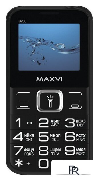 Кнопочный телефон Maxvi B200 (черный) - Изображение №6 — Интернет-магазин ПроЗаказ
