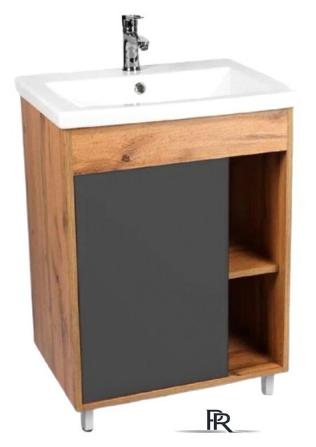  Viant Тумба под умывальник Бостон Como 60 VBOS60COG-T1ST - Изображение №1 — Интернет-магазин ПроЗаказ