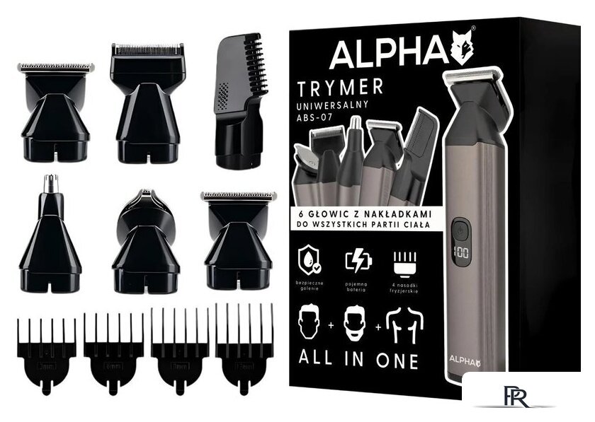 Триммер для бороды и усов Alpha ABS-07 - Изображение №8 — Интернет-магазин ПроЗаказ