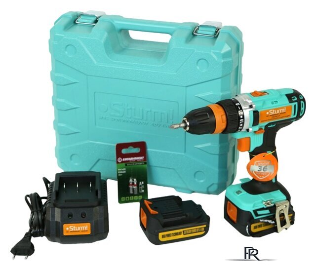 Дрель-шуруповерт Sturm CD3614T (с 2-мя АКБ, кейс) - Изображение №1 — Интернет-магазин ПроЗаказ