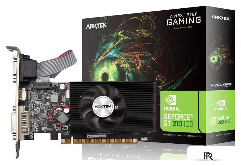 Видеокарта Arktek GeForce GT210 1GB DDR3 AKN210D3S1GL1 - Изображение №3 — Интернет-магазин ПроЗаказ