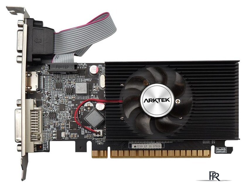 Видеокарта Arktek GeForce GT210 1GB DDR3 AKN210D3S1GL1 - Изображение №1 — Интернет-магазин ПроЗаказ