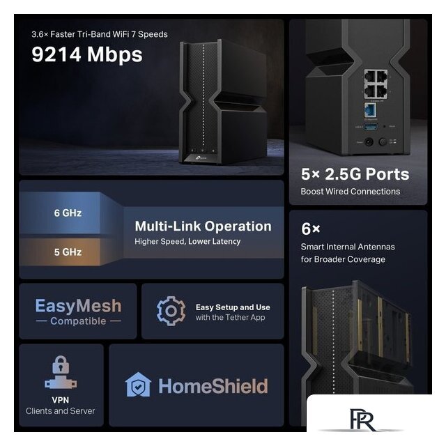 Wi-Fi роутер TP-Link Archer BE550 - Изображение №4 — Интернет-магазин ПроЗаказ