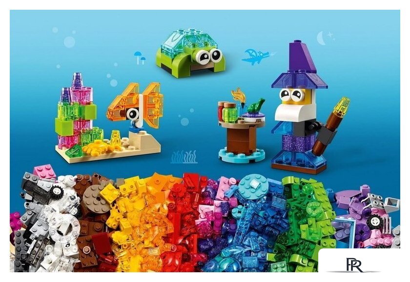 Набор деталей LEGO Classic 11013 Прозрачные кубики - Изображение №21 — Интернет-магазин ПроЗаказ
