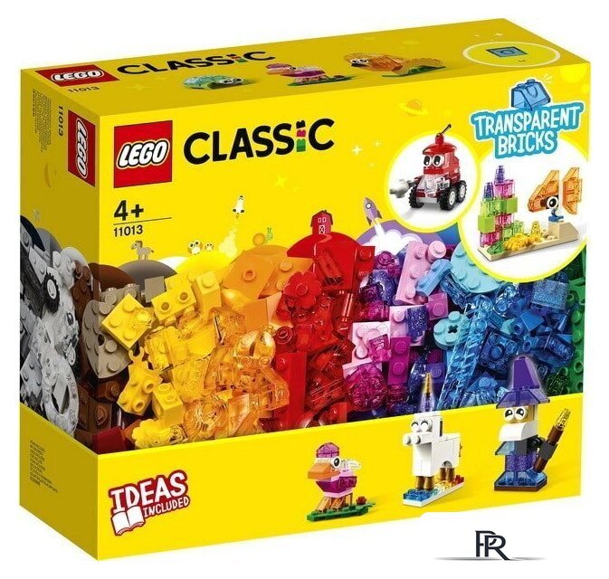 Набор деталей LEGO Classic 11013 Прозрачные кубики - Изображение №1 — Интернет-магазин ПроЗаказ
