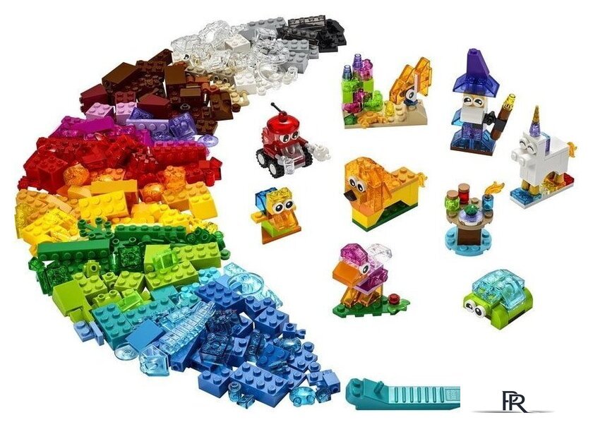 Набор деталей LEGO Classic 11013 Прозрачные кубики - Изображение №3 — Интернет-магазин ПроЗаказ