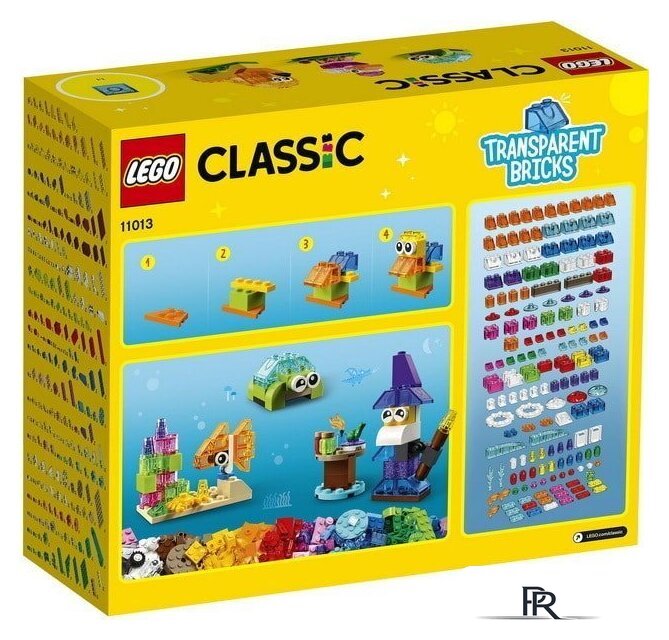 Набор деталей LEGO Classic 11013 Прозрачные кубики - Изображение №2 — Интернет-магазин ПроЗаказ