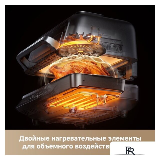 Аэрогриль (аэрофритюрница) Trouver Indoor Air fry grill IG20 Pro Black - Изображение №9 — Интернет-магазин ПроЗаказ