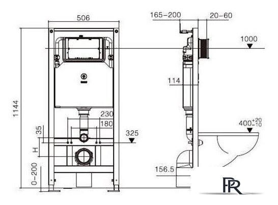 Унитаз подвесной WeltWasser Amberg 506 + Telbach 004 GL-WT + Amberg RD-WT - Изображение №5 — Интернет-магазин ПроЗаказ