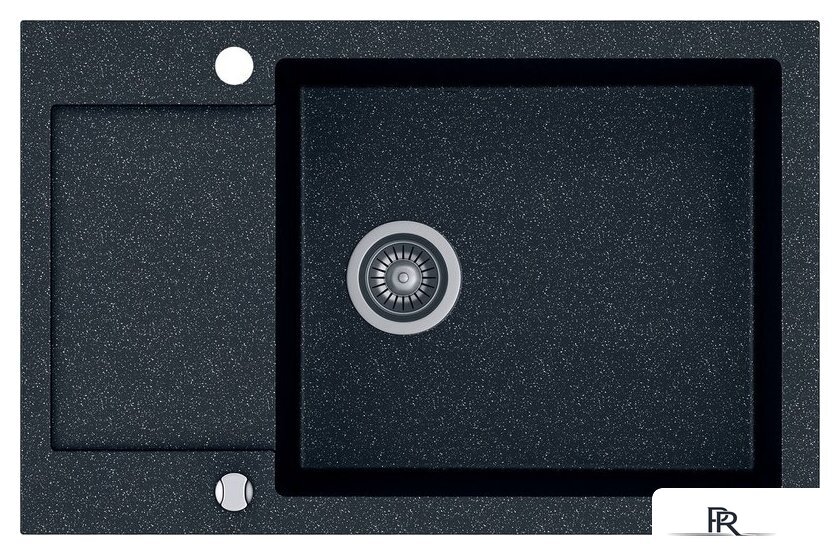 Кухонная мойка Kernau KGS H 6078 1B1D Black Metallic - Изображение №1 — Интернет-магазин ПроЗаказ