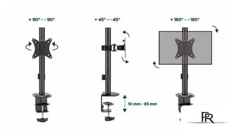 Кронштейн для монитора Gembird MA-D1-02 - Изображение №12 — Интернет-магазин ПроЗаказ