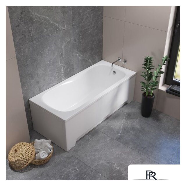 Ванна Lauter Sophia 160 21205160 (с ножками и сифоном 21Y11010 хром) - Изображение №7 — Интернет-магазин ПроЗаказ