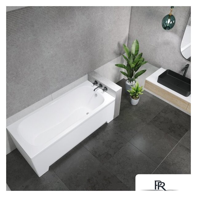 Ванна Lauter Sophia 160 21205160 (с ножками и сифоном 21Y11010 хром) - Изображение №11 — Интернет-магазин ПроЗаказ