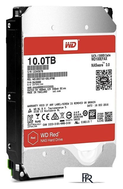 Жесткий диск WD Red 10TB WD100EFAX - Изображение №2 — Интернет-магазин ПроЗаказ