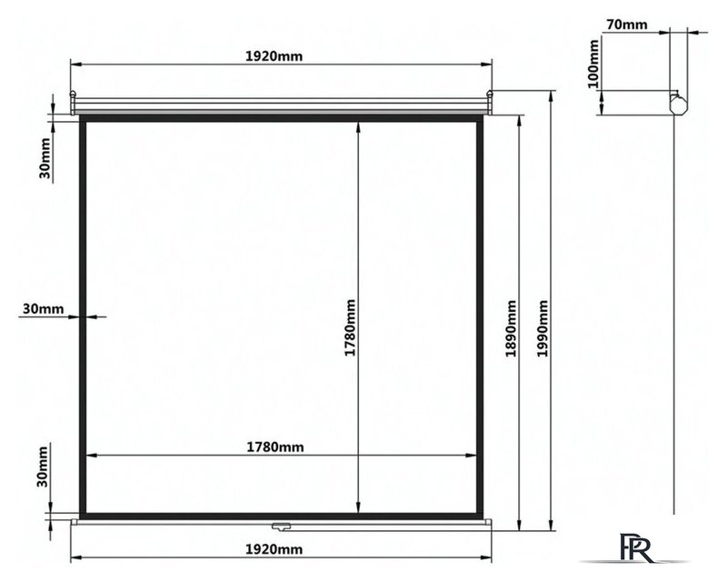 Проекционный экран BRAUBERG Wall 1:1 (180x180) 236726 - Изображение №11 — Интернет-магазин ПроЗаказ