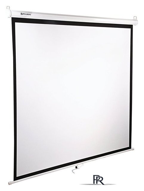 Проекционный экран BRAUBERG Wall 1:1 (180x180) 236726 - Изображение №3 — Интернет-магазин ПроЗаказ