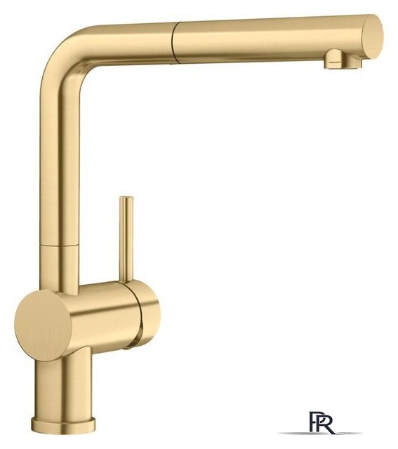 Смеситель Blanco Linee-S 526684 (satin gold) - Изображение №1 — Интернет-магазин ПроЗаказ