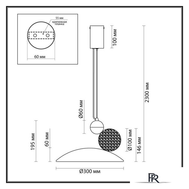 Подвесная люстра Odeon Light Travertino 6625/20L - Изображение №4 — Интернет-магазин ПроЗаказ